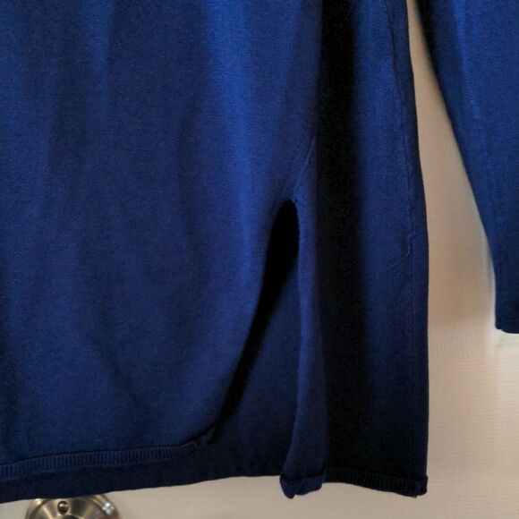 Like NEW ZARA angular square neckline sweater tunic with split detail - Picture 10 of 12